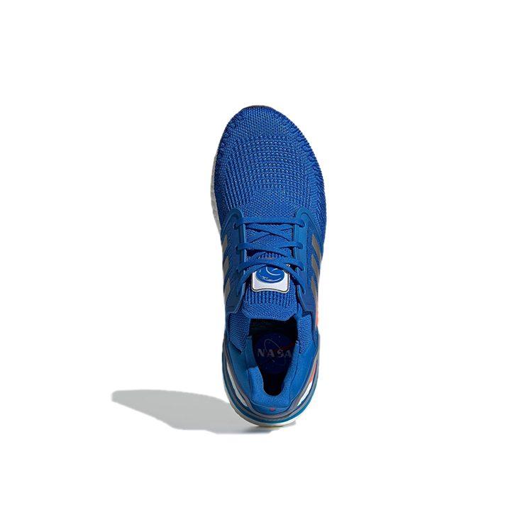 adidas X NASA Ultraboost 20 Material Rezistent la Alunecare, Rezistent la Abraziune, Respirabil Pantofi de Alergare Joasă Bărbați Albastru FX7978
