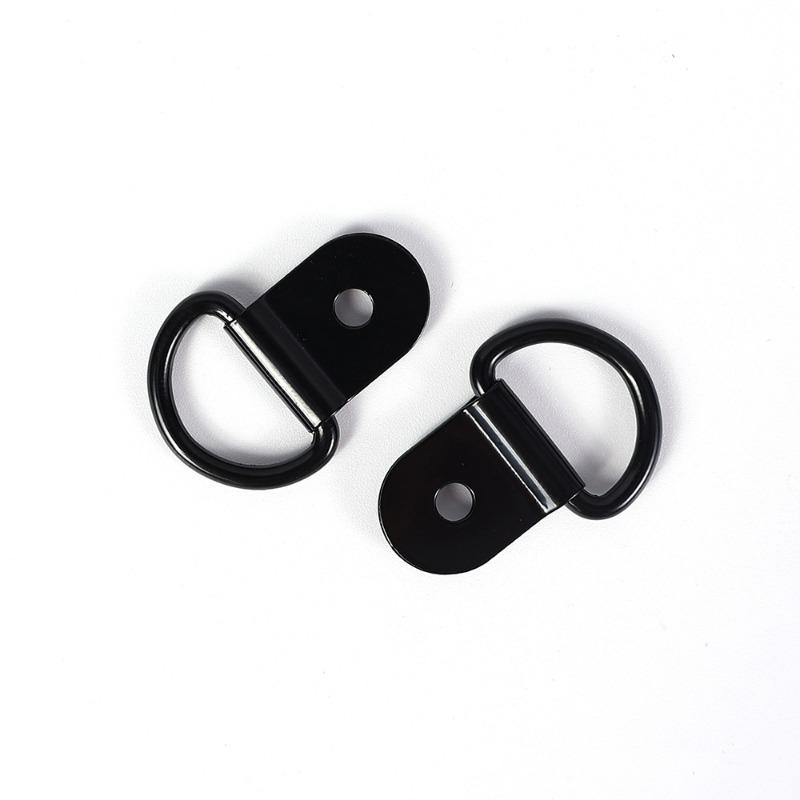 Stainless Steel D Shape Pull Hook Tie Down Anchor Ring Iron Cargo Tie Down Ring for Truck Trailers RV Boats Accessories