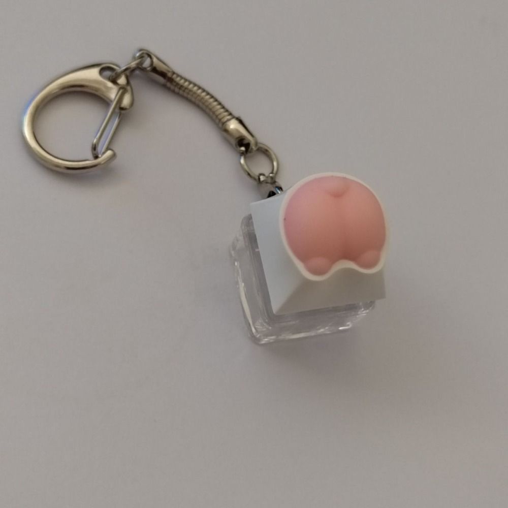 Patas de Gato Nádega de Corgi Rosa Tecla Garra de Gato Chaveiro Crianças Adulto