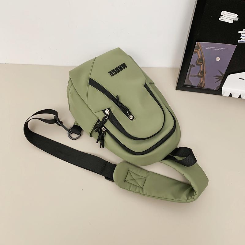 Lightweight Chest Bag Women's Crossbody Bag Men's Sports Riding Large Capacity Shoulder Bag