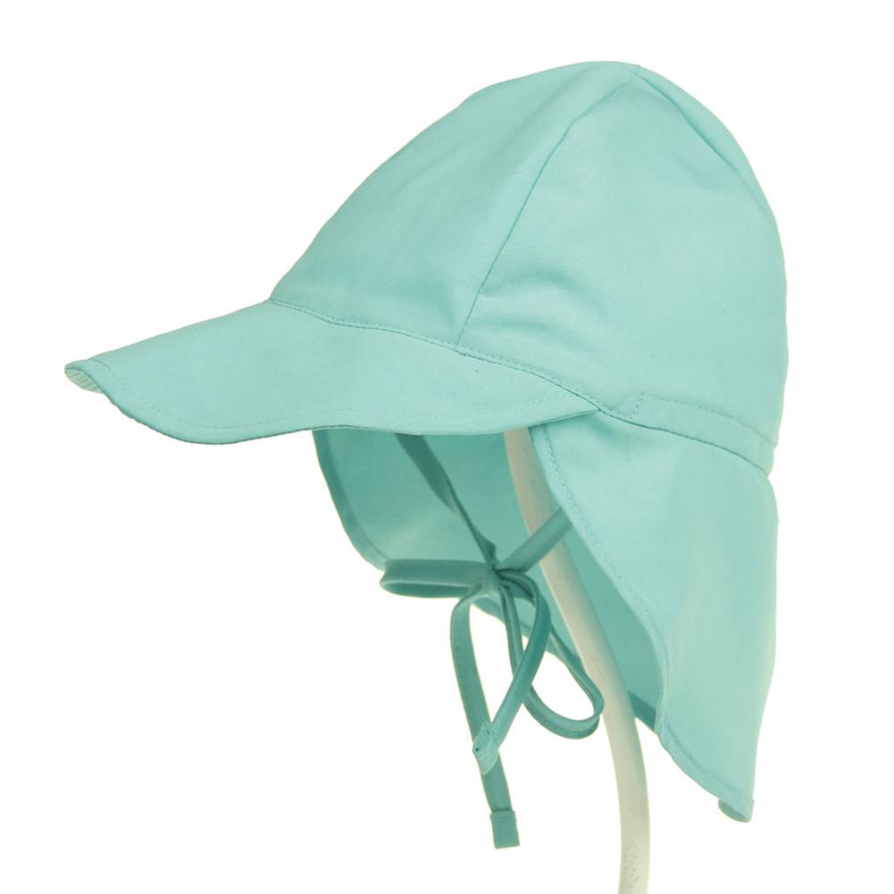 Children Kids Summer Breathable Sun Hat Solid Color Big Brim SUN Protection Hat