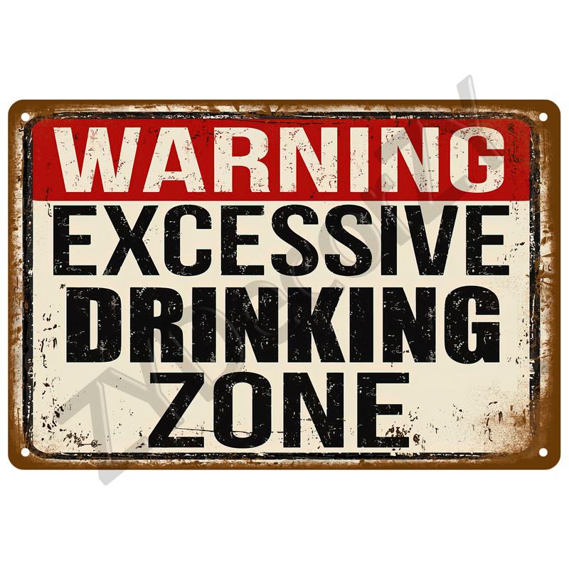 Vintage Posters Cocktail Tin Sign Plaque Metal Sign Plate Decoration Wall Art Home Decor For Bar Pub Club Man Cave Iron Painting