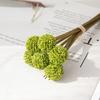 6 Mazzi Fiori Finti Crisantemi Pompom Fiori Artificiali Finti Mini Palla di Crisantemo con Gambo per Riempimento Vasi Casa Matrimonio Festa Centrotavola Composizioni Floreali