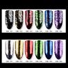 6 Farben Nagelstreifen Nail Art 3D Nageldekoration Metalldraht Linie Spiegel Flakies Set UV Gel Nageldekor
