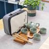 Travel Tea Set, Portable Bag, Kuaike Teacup, Outdoor, Gifts Will Sell Ceramic Kung Fu, One Pot and Four Cups.