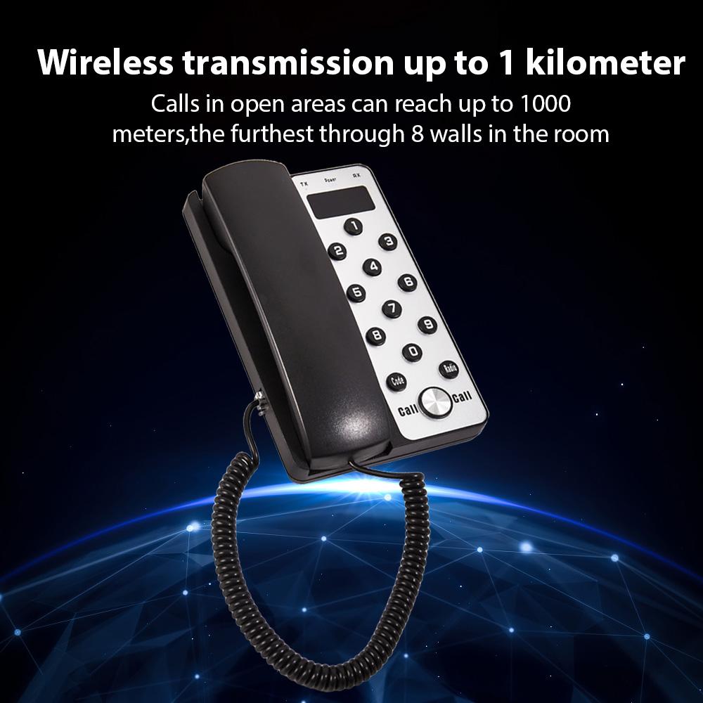 Wireless Intercom Phone Extension Supports Multiple Devices Adjustable Volume Wireless Intercom System