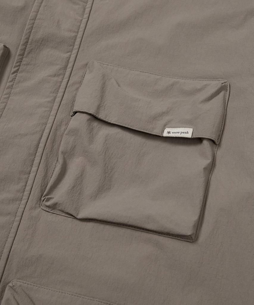 Snowpeak Apparel Root Utility Windbreaker (S24Fmrwb66) Dark Khaki