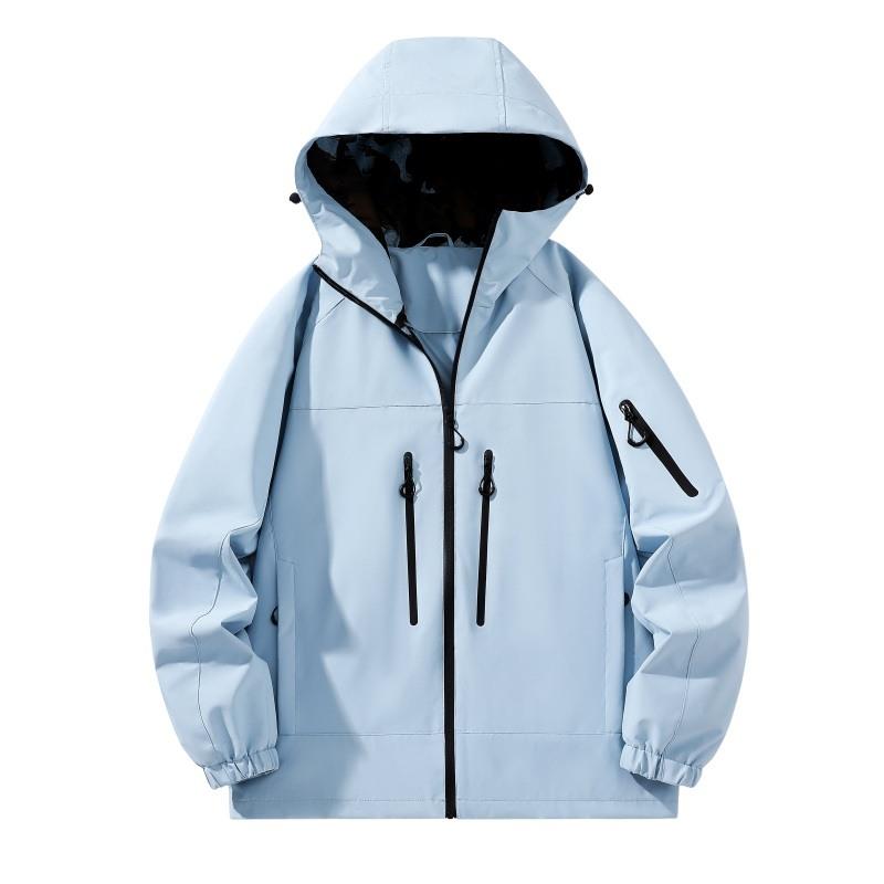 Neue Kapuzenjacke Herren Wasserdicht Winddicht Bergsteigeranzug Outdoorjacke