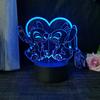 Stitch 3D Acryl Illusion Nachtlicht 16 Farbwechselnde Dekorationslichter Mit Fernbedienung Weihnachten Geburtstag Dekoration Geschenk