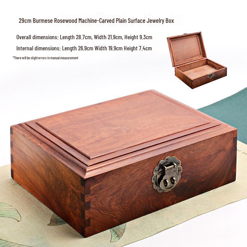 Burmese Rosewood Jewelry Box: Solid Wood Accessory Storage In Various Styles - Chinese Style Wedding Collection