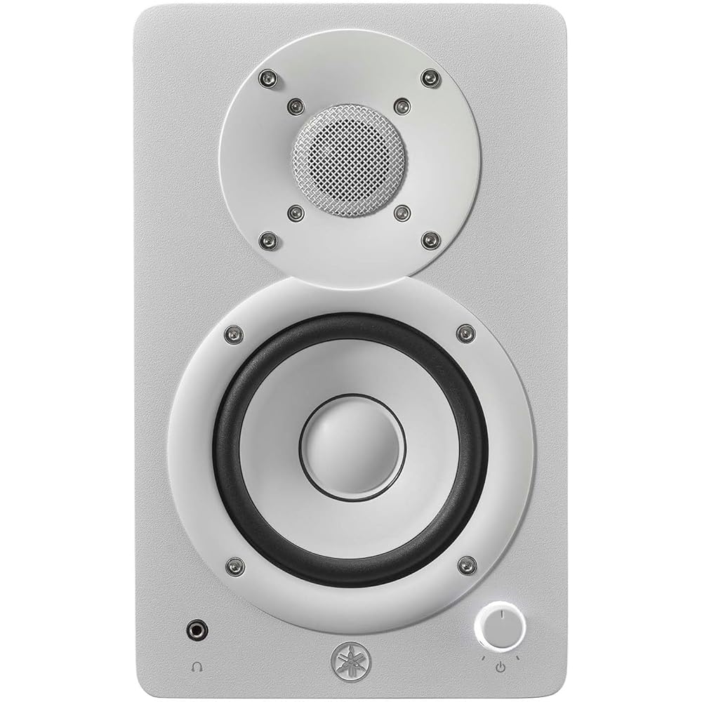 YAMAHA YAMAHA Powered Studio Monitor Speaker Pair Compact White HS4W