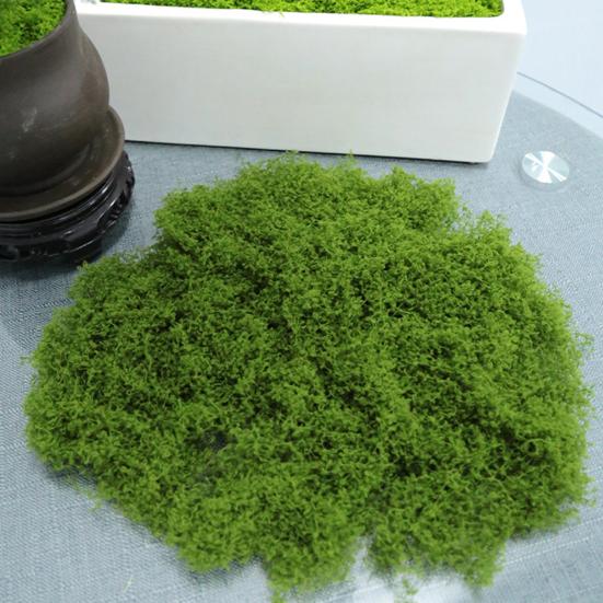 30/100G Artificial Green Moss DIY Crafts Indoor Plants Fairy Gardens Table Centerpieces Fish Tanks Microlandscape Decorative Fake Moss