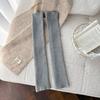 Boots Cotton Socks Cover Thickened Thermal Calf Socks Coffee-Colored Knitted Lolita Stack Leg Cover