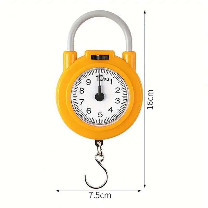 Handheld Hanging Scale High Precision Portable Hanging Digital Scale for Travel Fishing Outdoor Work 10kg Capacity Mechanical