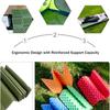 1 Piece Geometric Details Waterproof Picnic Mat, Modern Polyester Fiber Foldable Beach Picnic Blanket, Foldable Picnic Mat