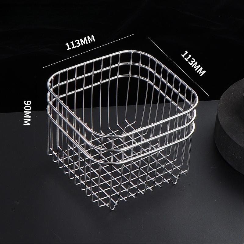 Stainless Steel Storage Basket-Multi-Purpose Organizer for Bathroom Kitchen,Desk - Bathroom Organizers and Storage,Shelf Baskets