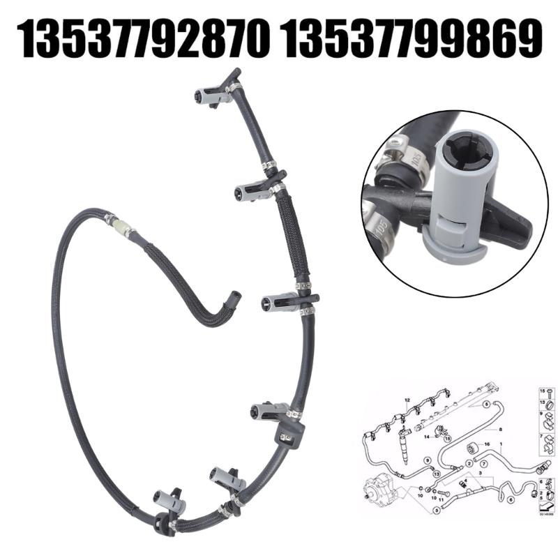 Fuel Return Line Hose 13537799869 13537792870 13537799962 for E60 E61 E63 E64 Return Pipe Replacement Accessories