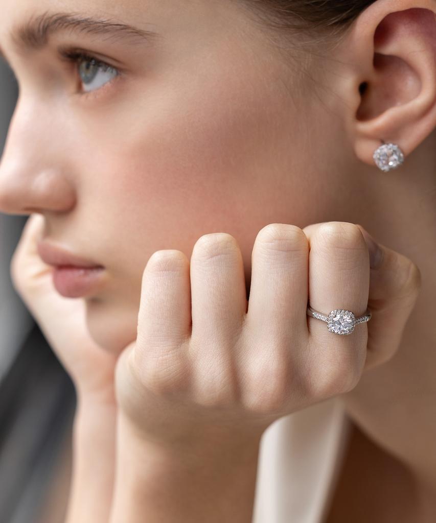 Tatiana (Silver 925) Bella Halo Ring Cr1881