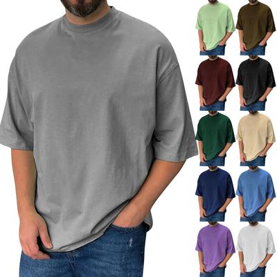 Men's  T-shirts Graphic Printing Street Casual Short Sleeve Printed Clothing