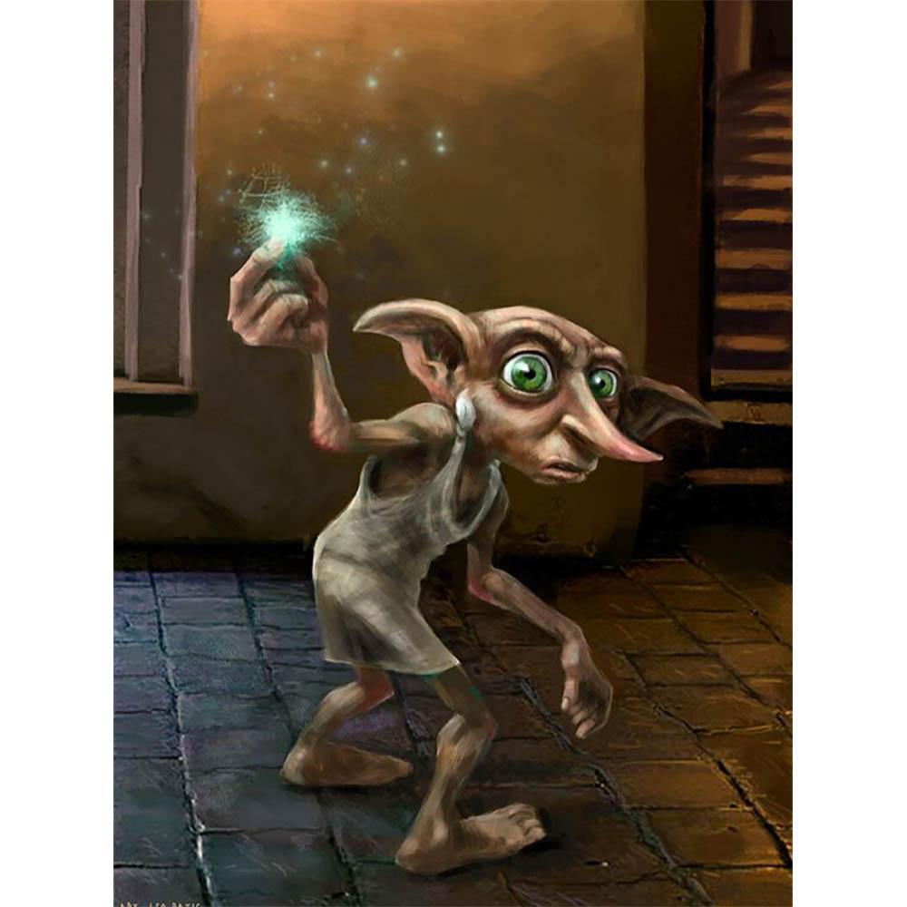 5D DIY Harry Potter Diamond Painting Elf Dobby Hogwarts School of Witchcraft and Wizardry Cross Embroidery Mosaic Art Gift