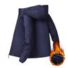 Fleece Thickened Jacket Men's Jacket Cotton Clothes Men's Loose Stand-up Collar Jacket Autumn and Winter