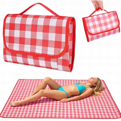 Mata Piknikowa 200X200 Koc Plażowy Wodoodporny Składany Xxl Duży Biwak