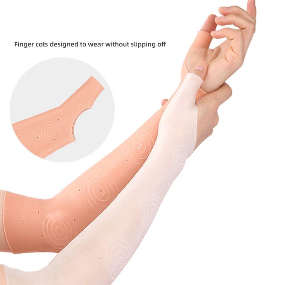 Reusable Gel Long Tube Gloves Waterproof Arm Care Tool New Skin Protector Men Women