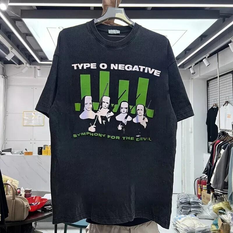 

Type O Negative Sympathy For The Devil Basic Black Unisex Tshirt Reprint S5XL Unisex T-Shirt XXXL