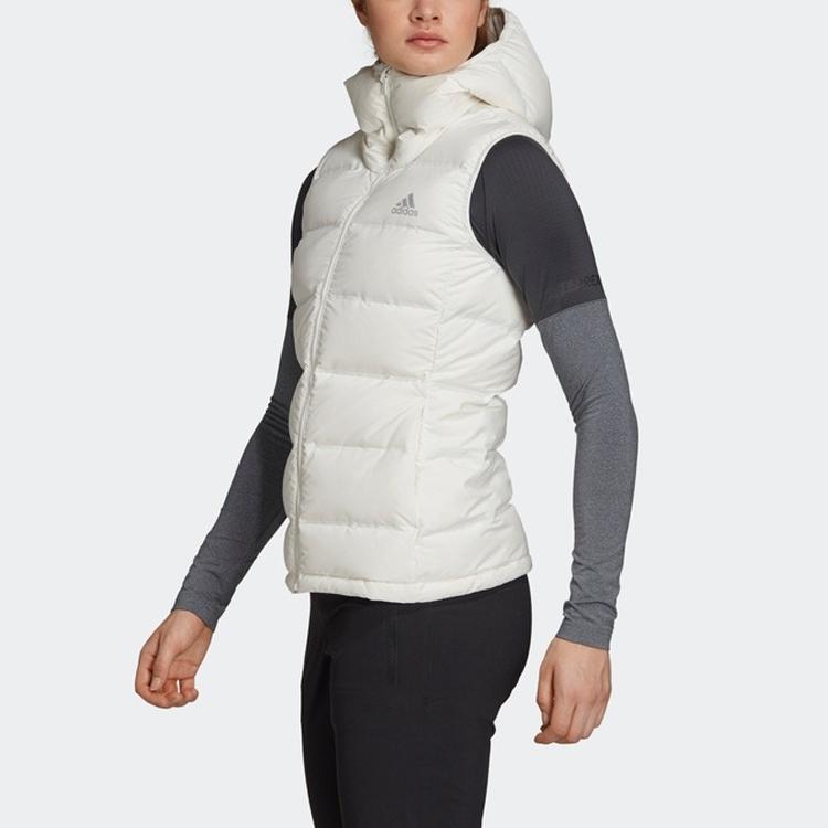 Adidas Outdoor Sports Down Vest Women Vests Bright-White DW9277