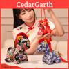 Zodiac Horse Plush Toy With Embroidered Flowers For Lunar New Year Celebrations