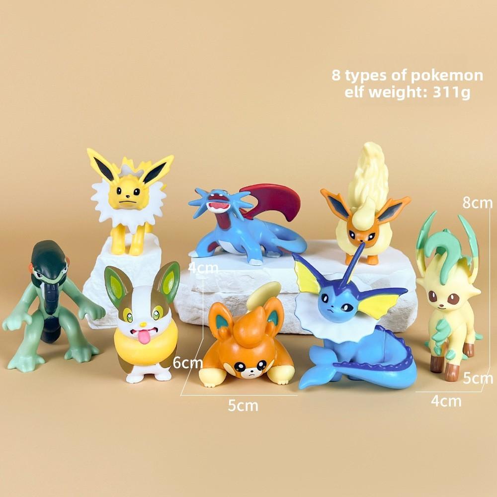 Toy Eeveelution Anime Model Pvc Miniatures For Gift And Decor Home