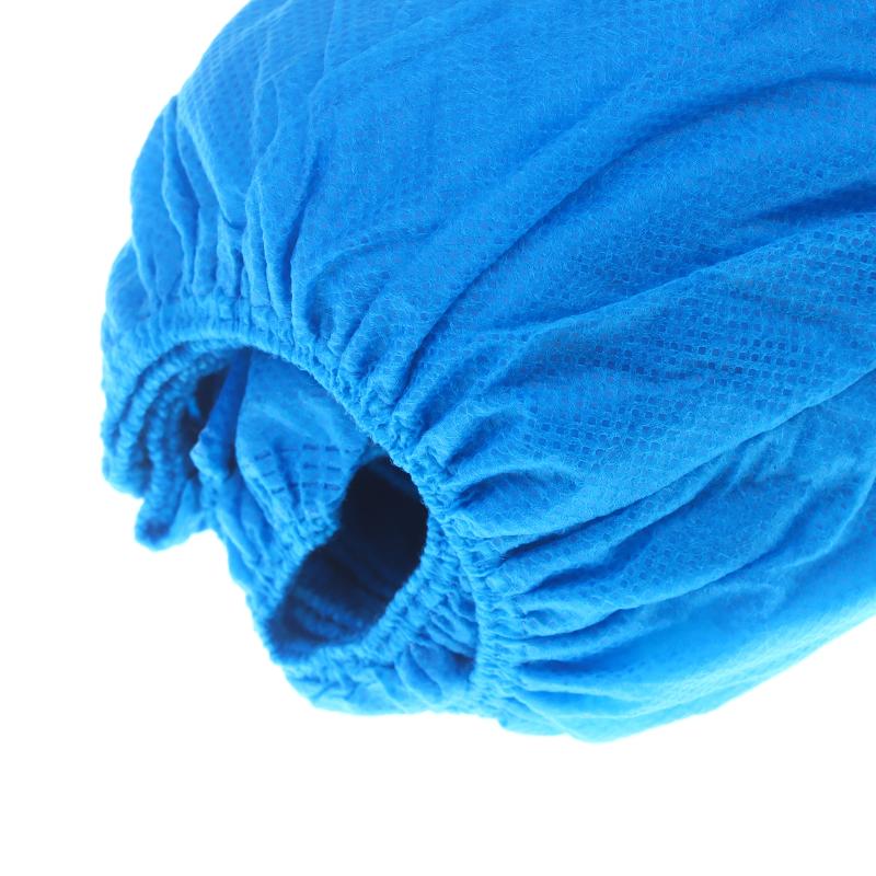 100Pcs Disposable Waterproof Shoe Cover Non-Slip Foot Cover Indoor Non-Woven Fabric Padded Overshoes Rain Mud-Proof Shoe Cover