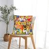 Funny S-Simpsons Family Cartoon Characters Pillow Case Vintage Pillow Cover Comfy Pillowcases For Wedding Party Home Decor