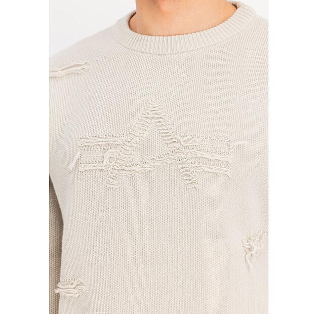 Alpha Industries Distressed Logo Sweatshirt