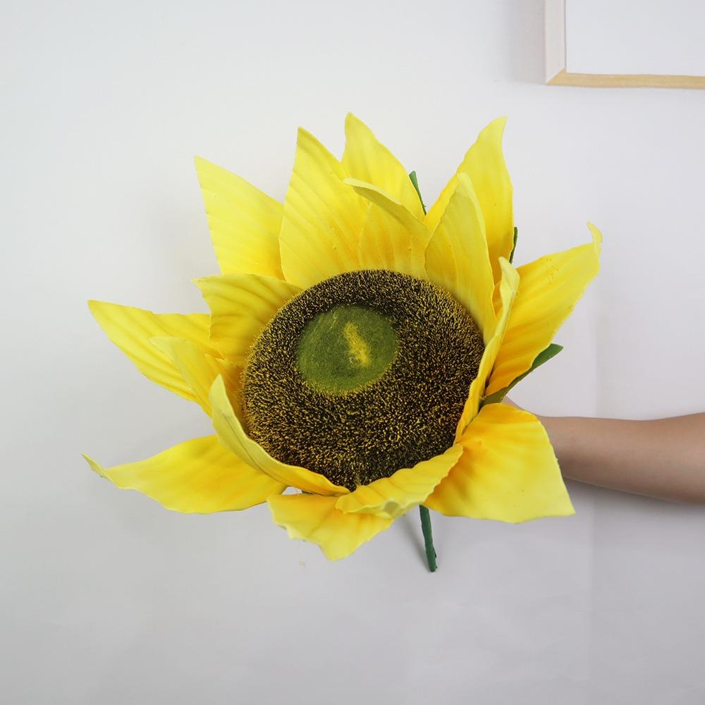 New 45/55cm Artificial Sunflower Giant Window Display Simulation Sun Flower Fake Flower Background Props