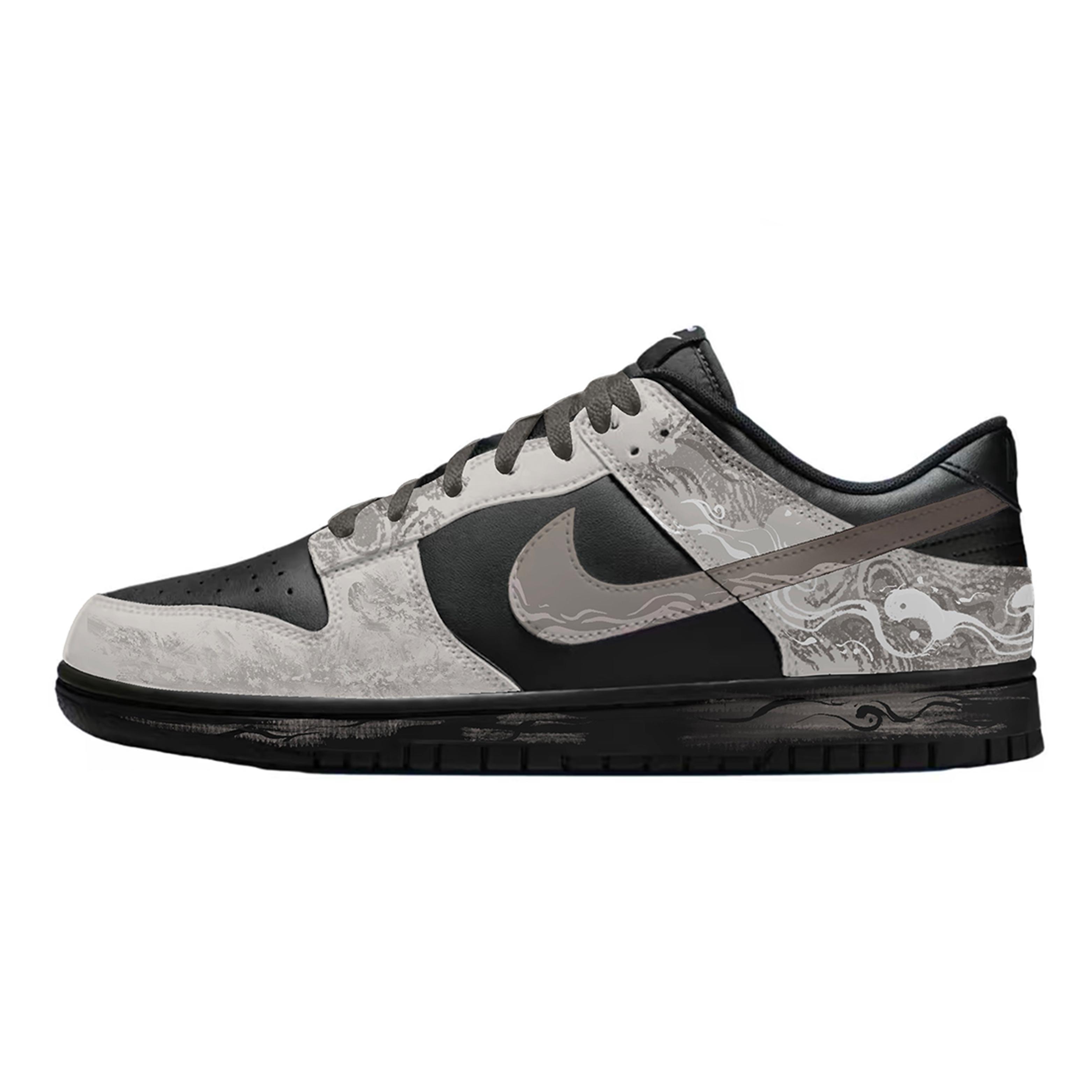 

Nike Dunk No Image Low top Skateboard Shoes Men s Gray Brown IO7606-010(Team1856-) 44