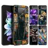 Witch Tarot Card Cover Phone Case For Samsung Galaxy Z Flip 7 6 5 4 3 5G Flip7 Flip6 Flip5 Flip4 Flip3 Black Fundas Shell