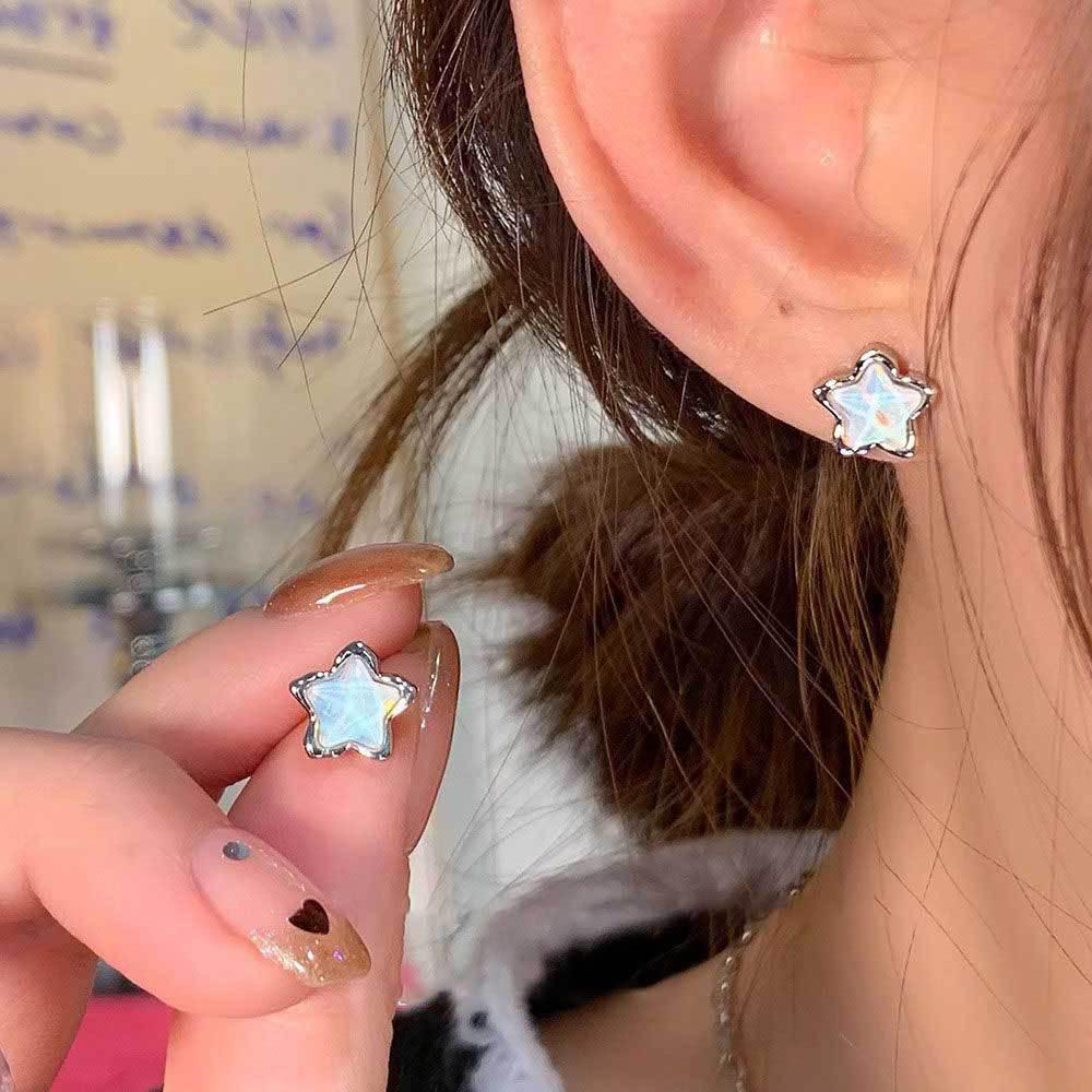 Koreanischer Stil Nicht-Piercing Ohrclip mit langem Quaste, Perlmutt Schmetterlings Design für Damen - High-End, Coole Mode.