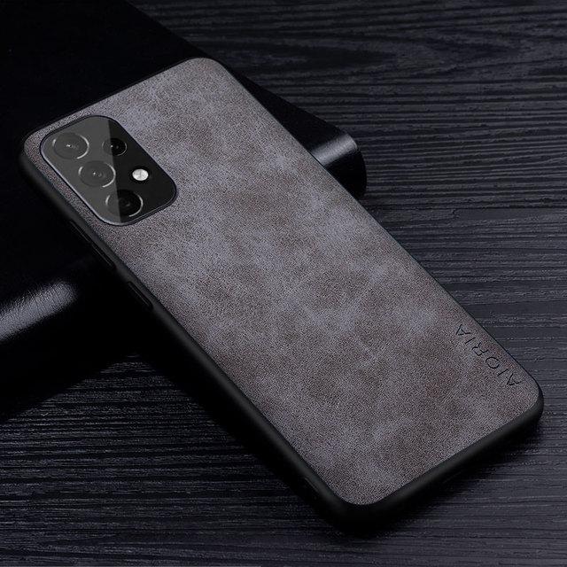 Premium Pu Leathe Case For Samsung Galaxy A53 5g Scratch -Resistant Solid Color Cover For Samsung Galaxy A73 A53 A33 A23 5g Case