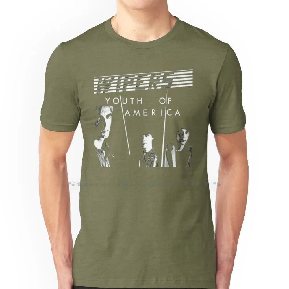 Youth Of AmericaWiper T Shirt 100 Cotton Wipers Band Peace Portland Greg Sage Sam Henry Dave Koupal Punk Romeo Boy Blind The