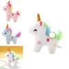 Schattige Regenboog Eenhoorn Knuffel Sleutelhanger Groothandel Knuffeldier Hanger Voor Meisjestassen