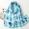 Spain Fashion Daisy Floral Tassel Viscose Shawl Scarf Lady Print Soft Pashmina Stole Wrap Snood Bufandas Muslim Hijab Sjaal