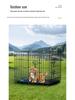 Thickened Wire Folding Dog Cage for Large and Medium Pets