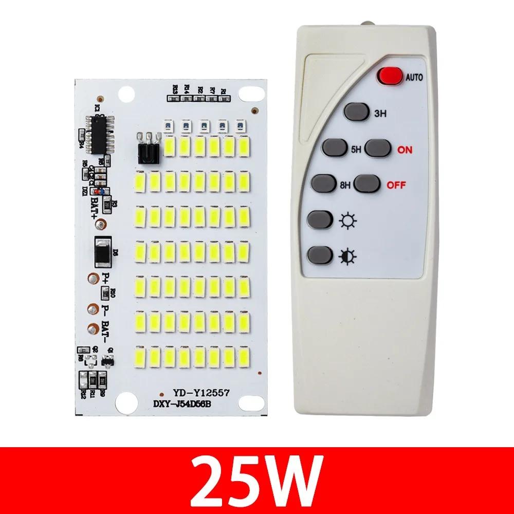 1Pcs 25/40/60/100W LED Solar Light Board White Light High Brightness Light Source Panel with Remote Controller SMD5730