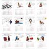 Creative Wall Art Daily Record Grid Monthly Calendar Large 2027 Funny Planner Humor Journal Desk