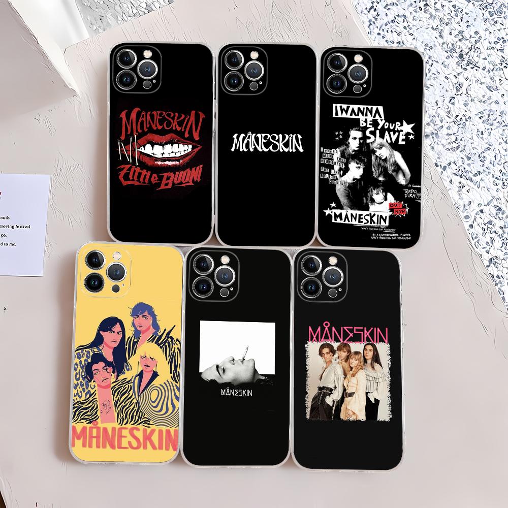 Maneskin Damiano David Phone Case For IPhone 16 15 14 11 12 13 Mini Pro XS Max Cover 6 7 8 Plus X Funda Shell