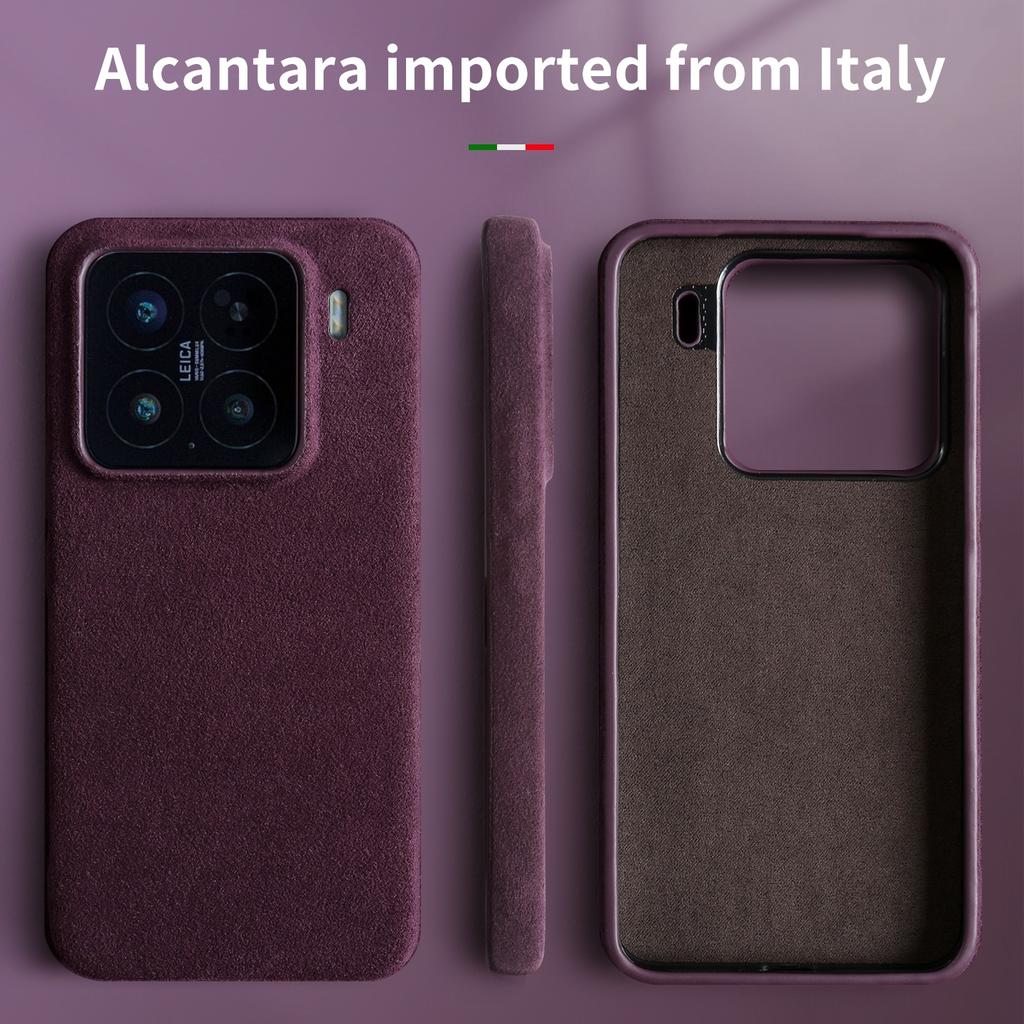Full Coverage Magnetic ALCANTARA Case For Xiaomi 1 Pro 14ultra 13 for  Artificial Leather Supercar Suede Phone Cover