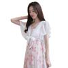 Korean Style Chiffon Shawl Cardigan - Short Sleeve, Lightweight, Versatile Sun Protection Outerwear for Women