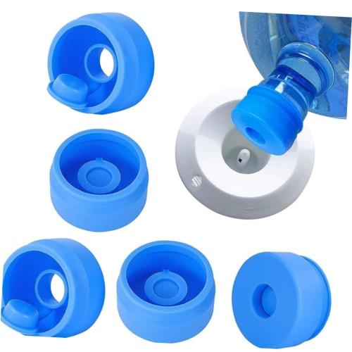3-Piece Silicone Water Jug Lid, Reusable Water Jug Cap, Sealing Cover for Water Bucket, Silicone Cover for Water Bottle, Leak-Proof