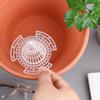 5pcs New Type of Flowerpot Conical Gasket, Volcano Flowerpot Bottom, Plastic Mesh, Fleshy Root, Breathable Mesh, Grid Gasket